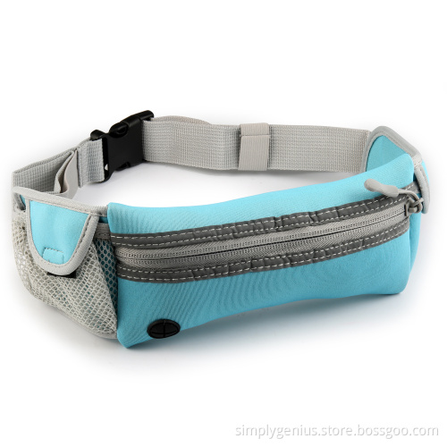 usa fanny pack custom logo with bottle holder for 6.2inch phones